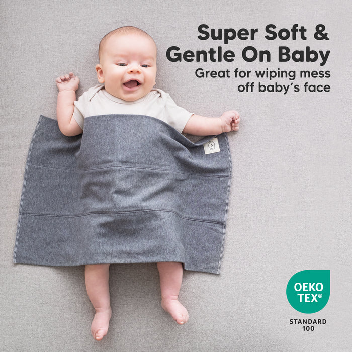 Super Soft & Gentle On Baby, great for wiping mess on baby’s face, OEKO-TEX® certified.