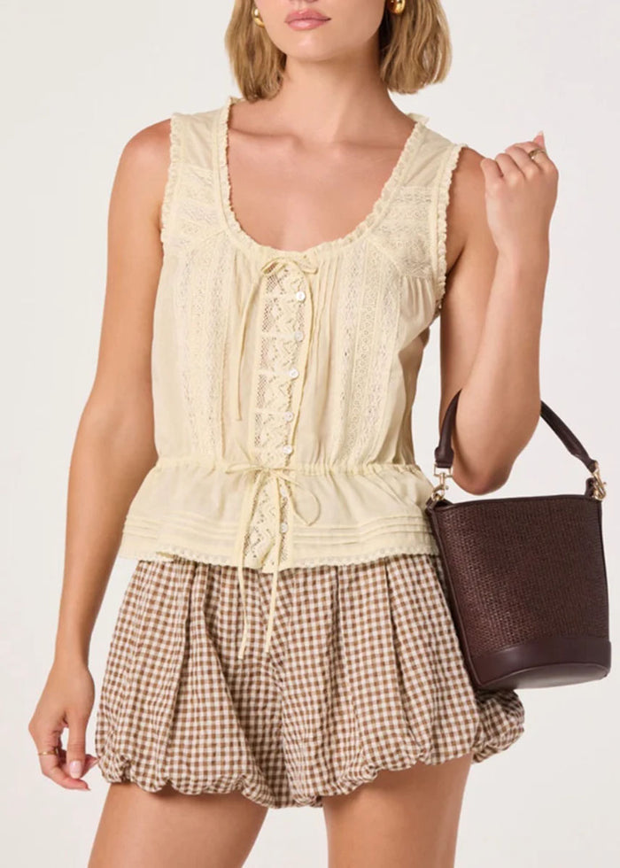 Shreya Top - Pale Yellow