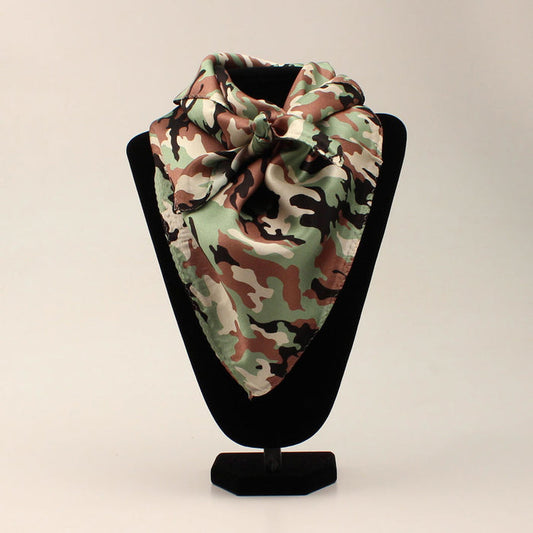 Silk Camoflauge Wild Rag