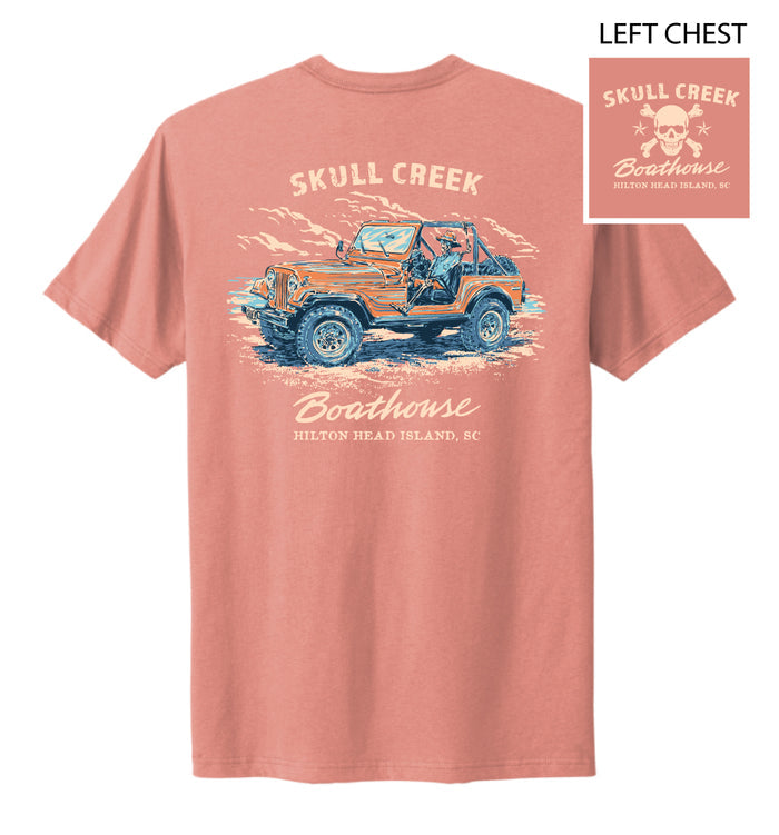Skeleton Jeep Short Sleeve