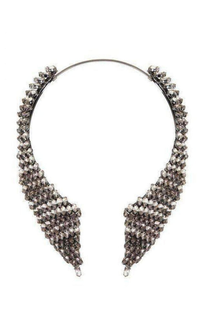 BCBGMAXAZRIA Smoke Stone Collar Necklace - Runway Catalog