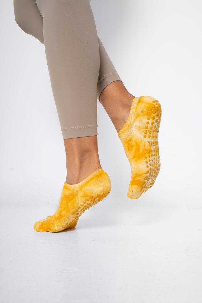 Soar Low Rise Tie-Dye Non Slip Grip Socks (2-Pairs)