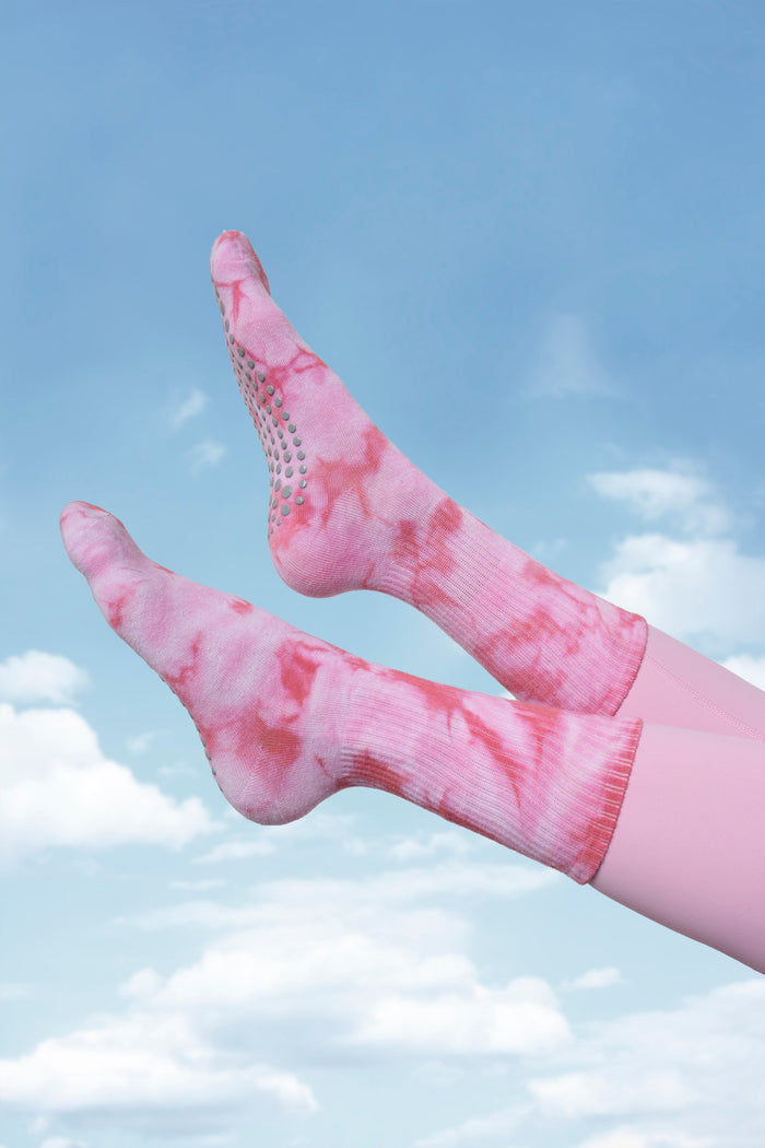 Soar Tie-Dye Non Slip Grip Socks (2-Pairs)