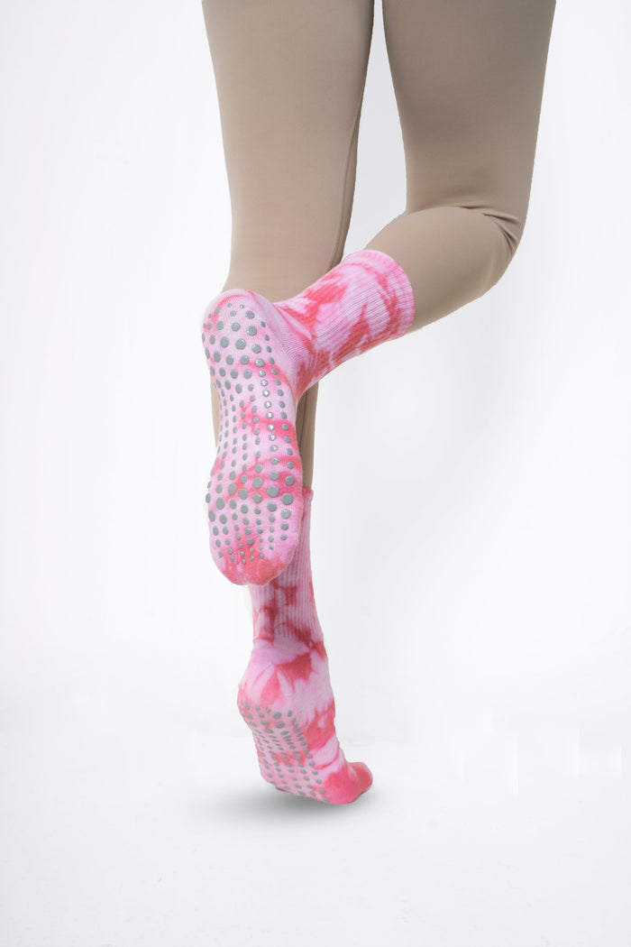 Soar Tie-Dye Non Slip Grip Socks (2-Pairs)