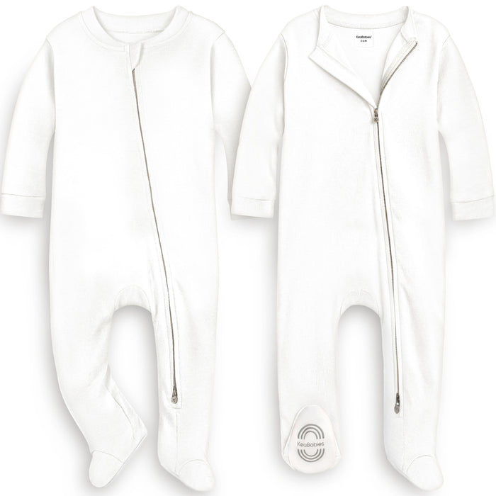 Soft White / 2-Pack M (3-6M)