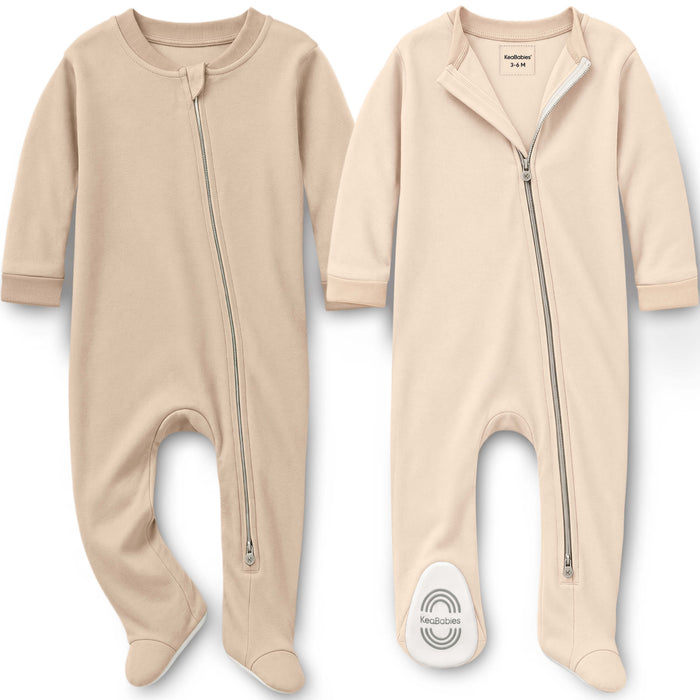 Ecru / 2-Pack M (3-6M)
