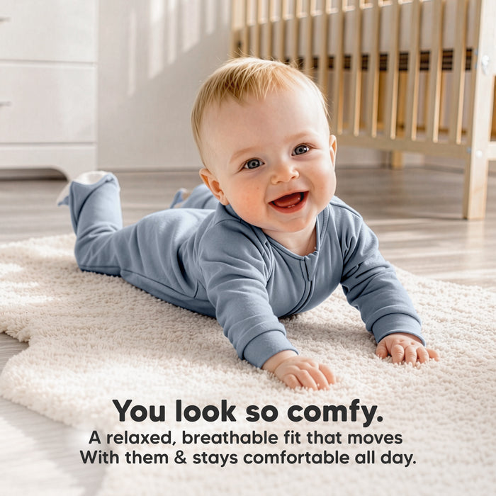 You look so comfy. - A relaxed, breathable fit that moves With them & stays comfortable all day.