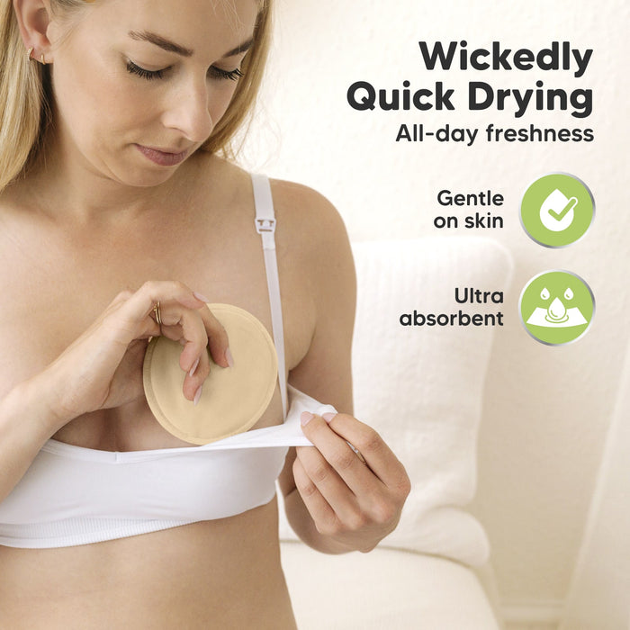 Wickedly Quick Drying, all-day freshness, gentle on skin, ultra-absorbent.