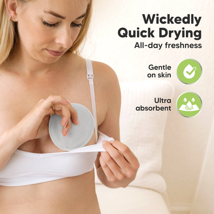 Wickedly Quick Drying, all-day freshness, gentle on skin, ultra-absorbent.