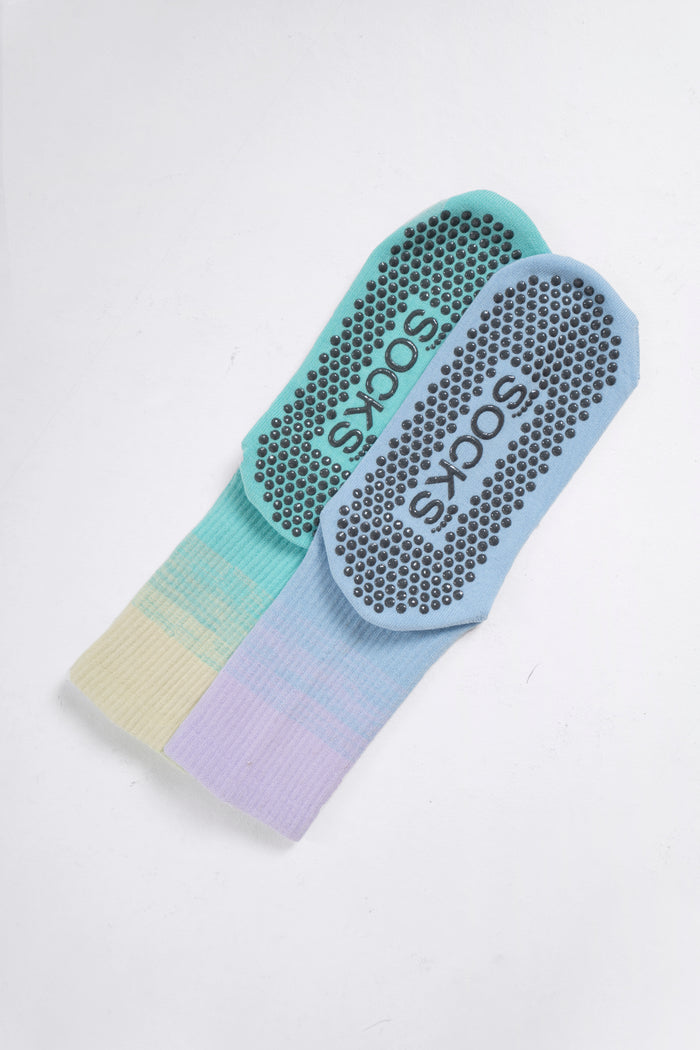 Sorbet Non Slip Grip Socks (2-Pairs)