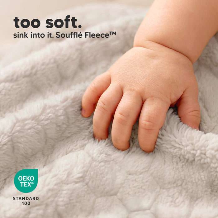 Soufflé Fleece Baby Blanket (Honey)