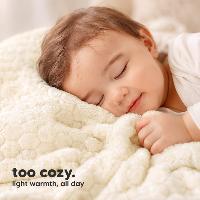 Soufflé Fleece Baby Blanket (Honey)