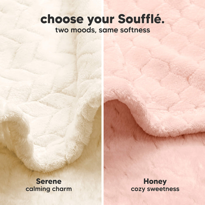 Soufflé Fleece Baby Blanket (Honey)