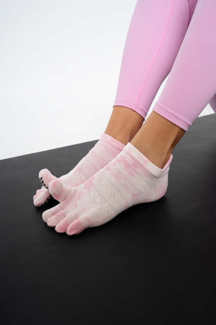 Soul Tie-Dye Full Toe Grip Socks (2-Pairs)