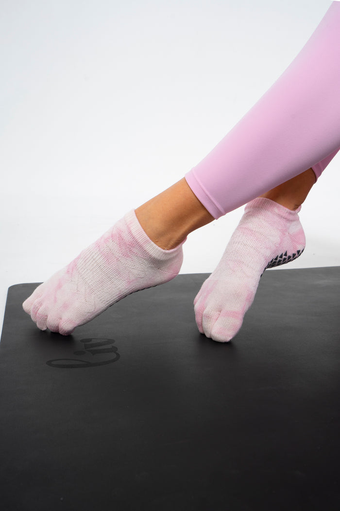 Soul Tie-Dye Full Toe Grip Socks (2-Pairs)