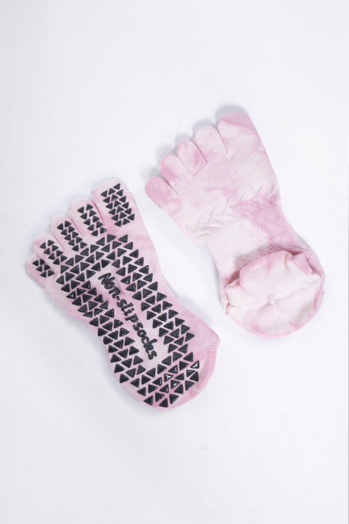 Soul Tie-Dye Full Toe Grip Socks (2-Pairs)