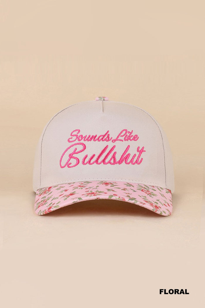 "Sounds Like Bullsh*t" Ballcap-Cute-Trendy-Shop-Womens-Boutique-Clothing-Store
