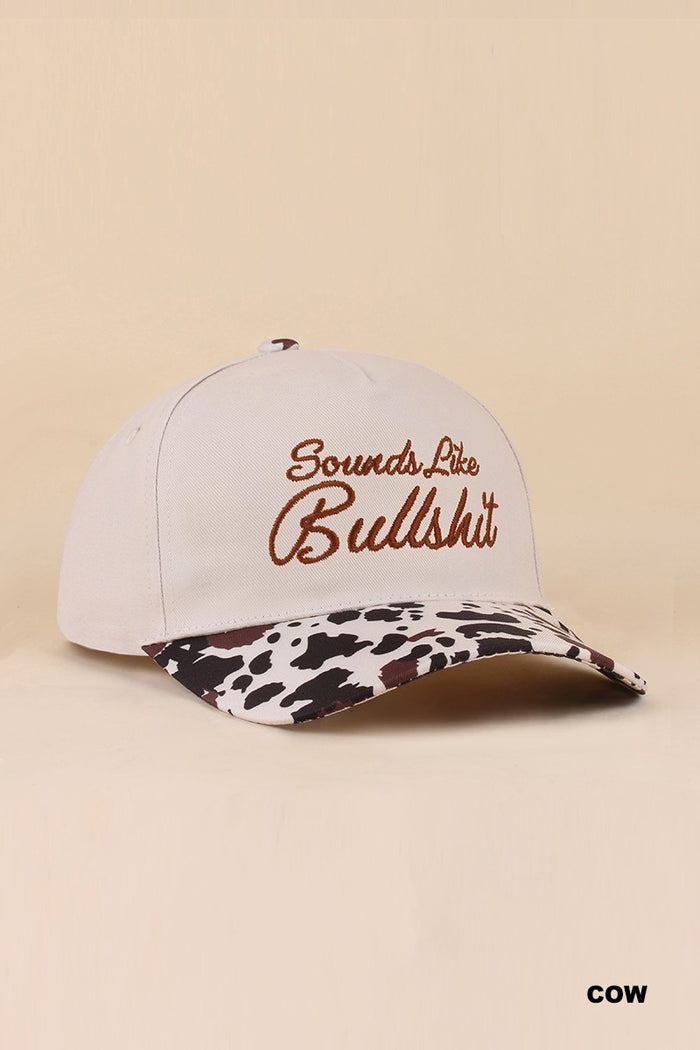 "Sounds Like Bullsh*t" Ballcap-Cute-Trendy-Shop-Womens-Boutique-Clothing-Store