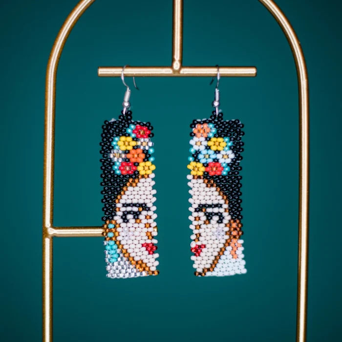Split Frida Kahlo Earrings