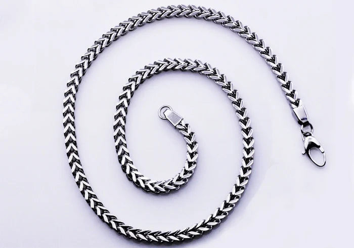 Stainless Steel Franco Link Chain Necklace