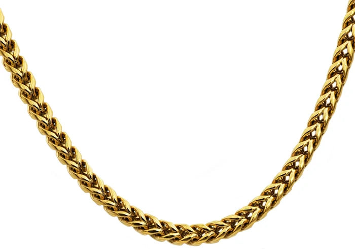 Stainless Steel Franco Link Chain Necklace