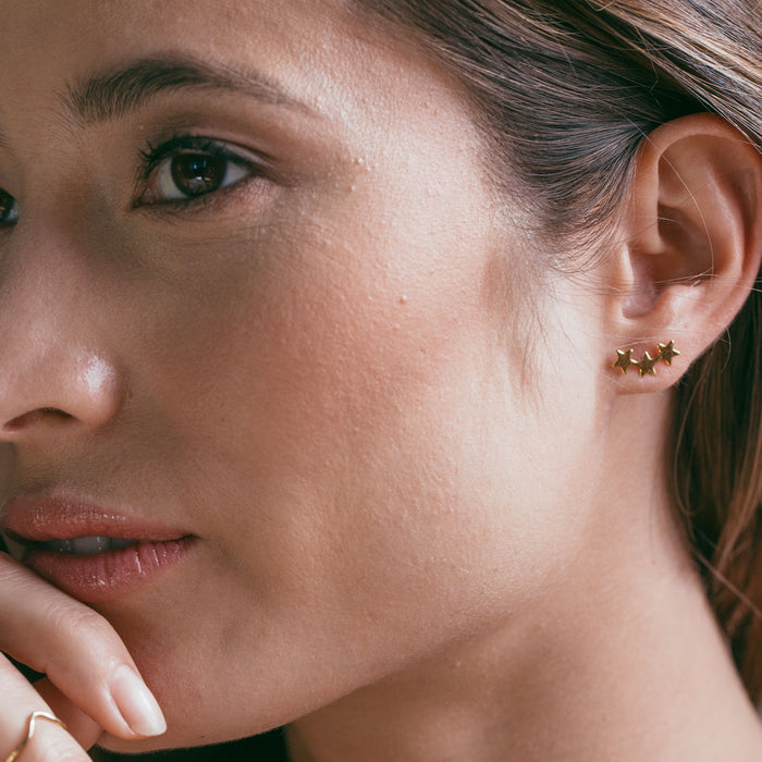 Star Cluster Post Earrings