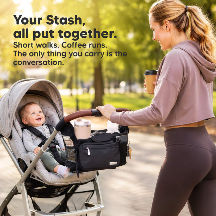 Your Stash, all put together - Short walks. Coffee runs. The only thing you carry is the conversation.