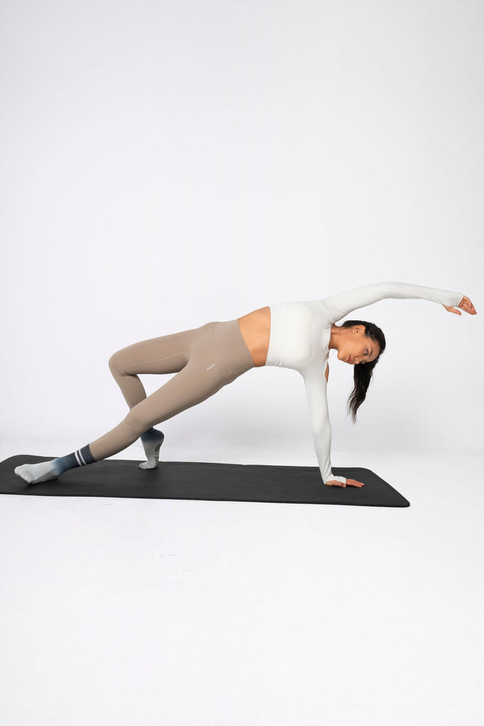 Stay Balanced Lined Non Slip Grip Socks (2-Pairs)