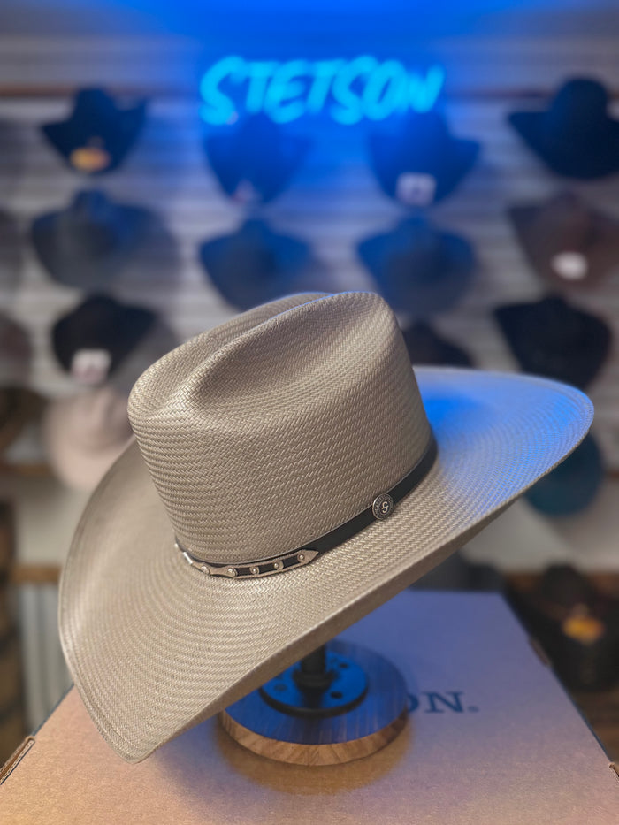 Stetson 10X Kenton Grey Straw Hat
