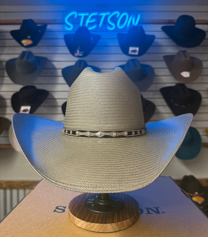 Stetson 10X Kenton Grey Straw Hat