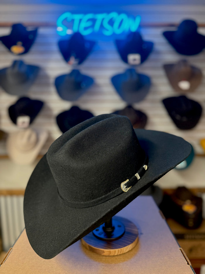 Stetson Oak Ridge Black Felt Western Hat