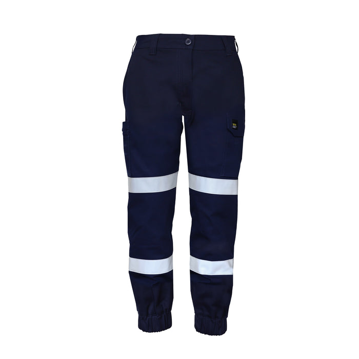 Stretch Cargo Pants with Stretch reflective Tape and Cuff WP4076