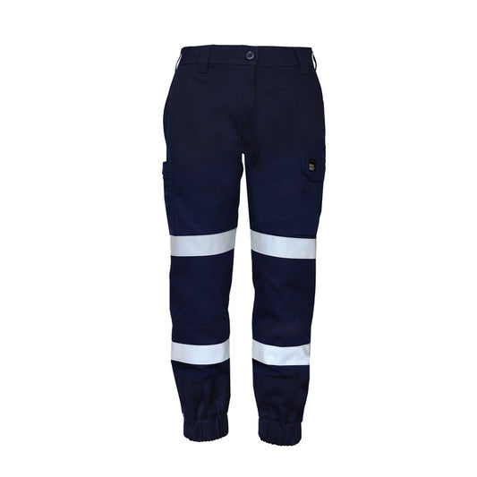Stretch Cargo Pants with Stretch reflective Tape and Cuff WP4076