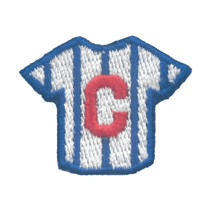 Striped Jersey Patch - Blue & Red