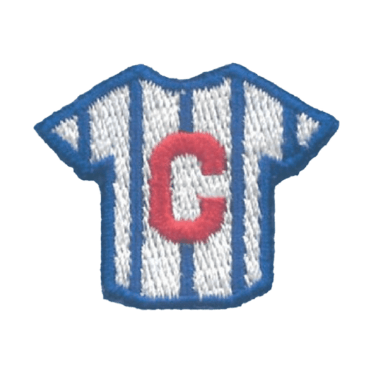 Striped Jersey Patch - Blue & Red