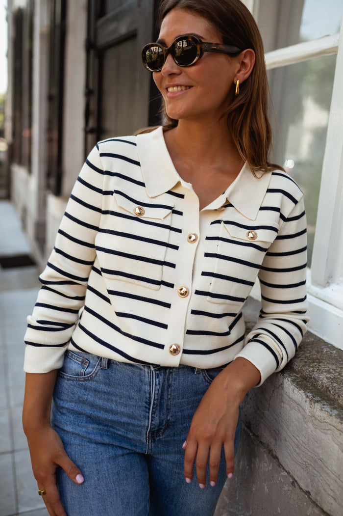 Striped Kala Cardigan