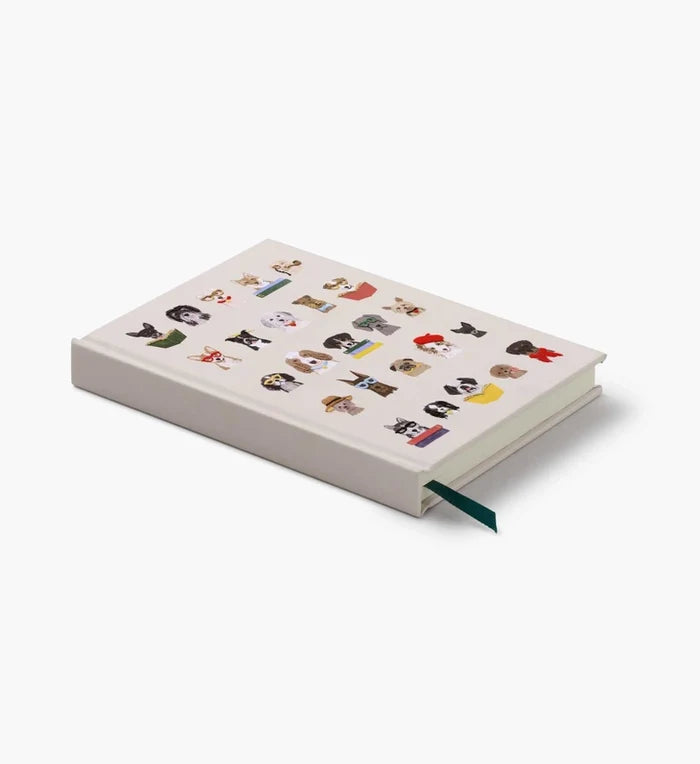 Studious Dogs Embroidered Journal