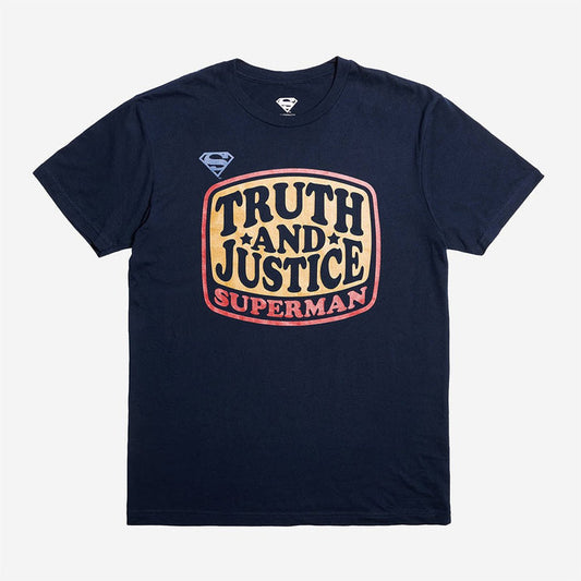 Superman Truth and Justice Classic Comfort Tee - Heroes & Villains-DC Comics-T-Shirt