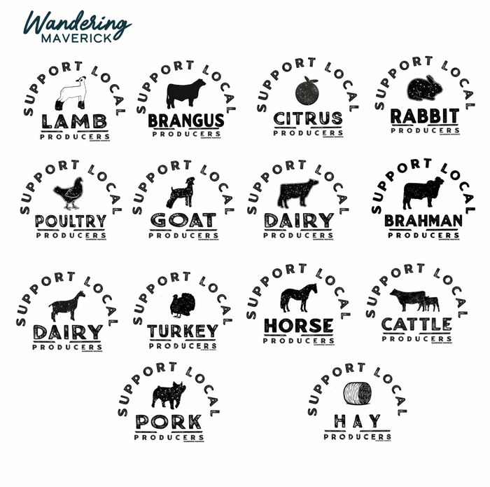SUPPORT LOCAL PRODUCERS - CHOOSE YOUR SAYING – Hoodie