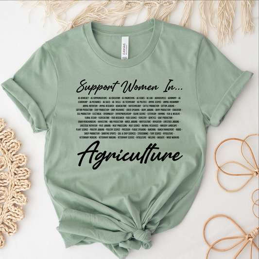 Support Women In Agriculture - LIST – Bella Canvas T-Shirt