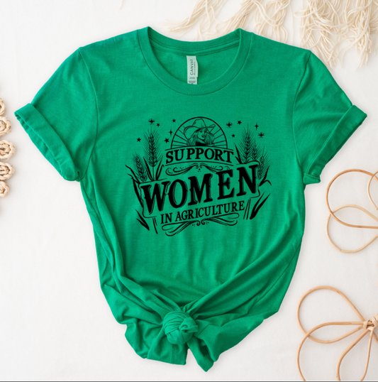 Support Women In Agriculture – Bella Canvas T-Shirt