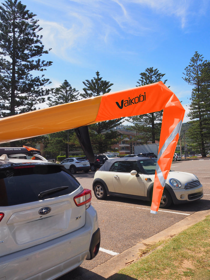 Surf Ski Tail Flag - Fluro Orange
