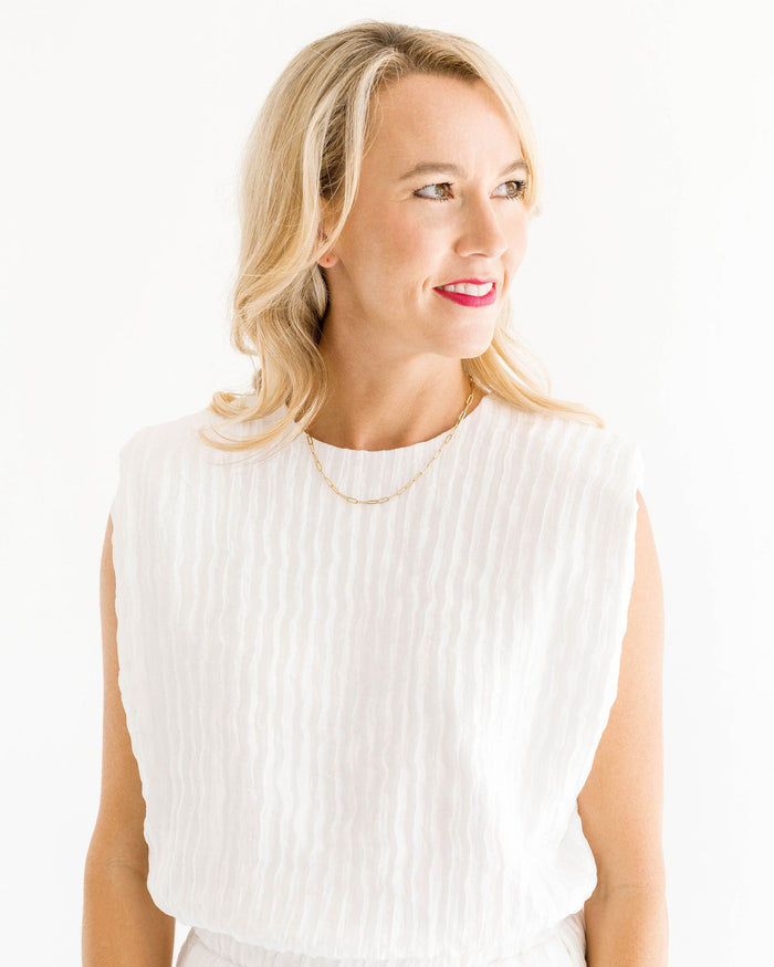 Susan Shaw Small Paperclip Necklace
