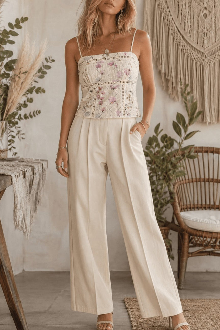 Sweet Summer Lattice Trim Tank-Cute-Trendy-Shop-Womens-Boutique-Clothing-Store