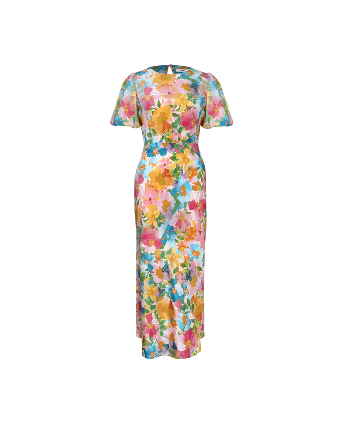 SYMPHONY SILK DRESS LOLLY FLORAL