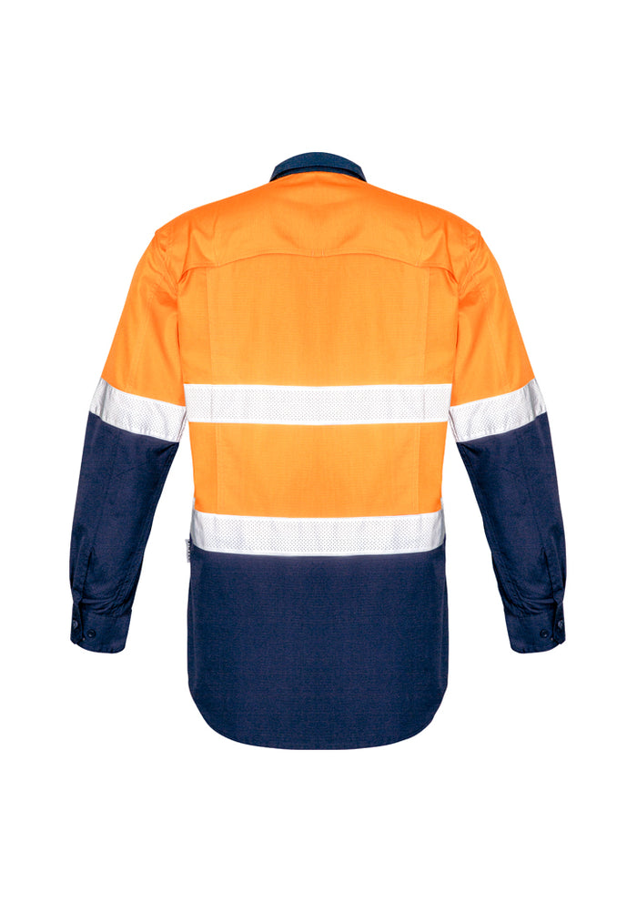 Syzmik Men's Rugged Cooling Taped Hi Vis Spliced Shirt ZW129