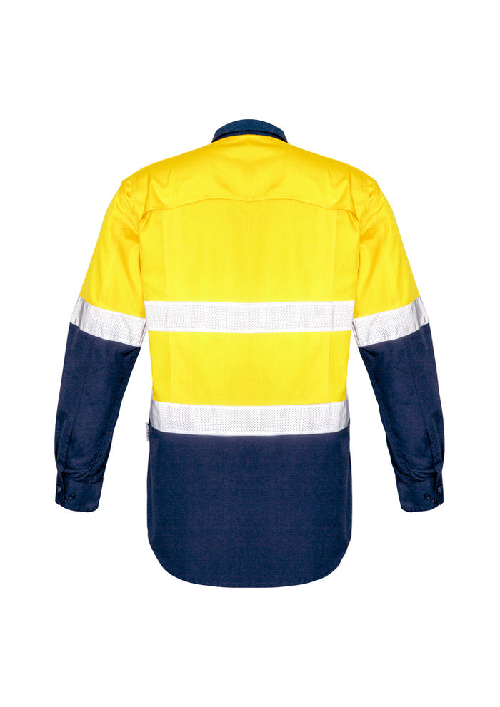 Syzmik Men's Rugged Cooling Taped Hi Vis Spliced Shirt ZW129