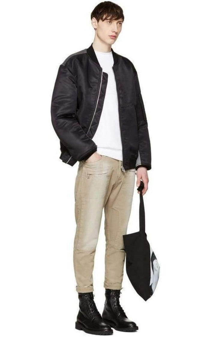 Balmain Tan Cropped Jeans - Runway Catalog