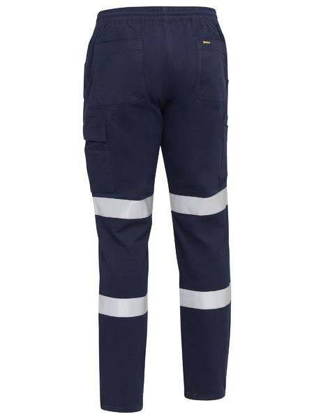 Taped Biomotion Stretch Cotton Drill Elastic Waist Cargo Pant BPC6029T