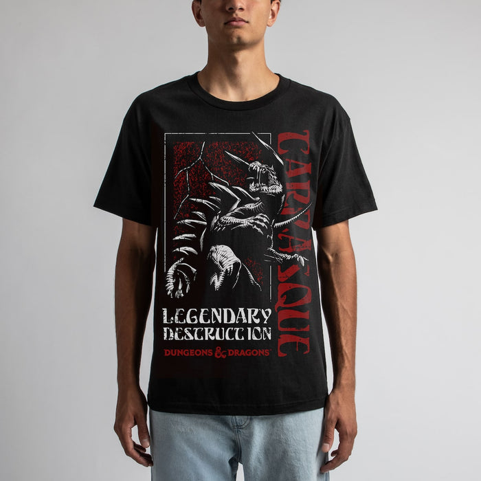 Tarrasque Forge Heavyweight Boxy Tee - Heroes & Villains-Dungeons & Dragons-T-Shirt